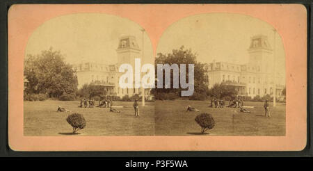 . The Soldiers' Home at Washington, D.C..  Created: 1867-1900.  Coverage: 1867?-1900?. Source Imprint: 1867?-1900?. Digital item published 1-25-2006; updated 2-12-2009. 321 The Soldiers' Home at Washington, D.C., from Robert N. Dennis collection of stereoscopic views Stock Photo