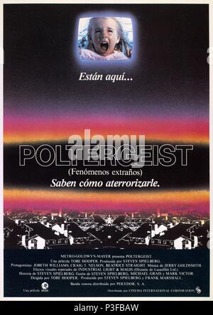 Original Film Title: POLTERGEIST.  English Title: POLTERGEIST.  Film Director: TOBE HOOPER.  Year: 1982. Credit: M.G.M/UNITED ARTIST / Album Stock Photo