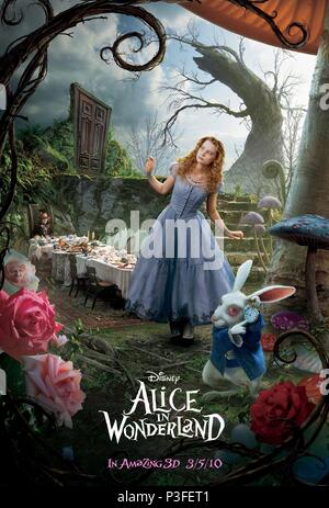 Original Film Title: ALICE IN WONDERLAND.  English Title: ALICE IN WONDERLAND.  Film Director: TIM BURTON.  Year: 2010. Credit: WALT DISNEY PICTURES / Album Stock Photo