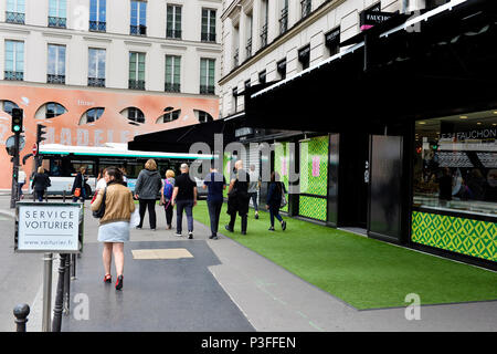 Fauchon caterer - Place de la Madeleine - Paris - France Stock Photo
