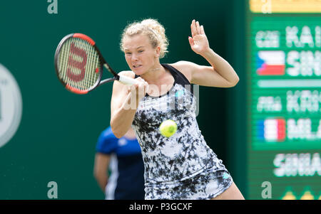 Katerina Siniakova Tennis - Katerina Siniakova of Czech Republic in action during the Nature Valley Classic in Birmingham Stock Photo