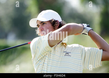 Florida, USA. 18th June, 2018. 101106 spt Brooks Koepka Staff photo by Richard GraulichThe Palm Beach Post 0028378A WEST PALM BEACH - Cardinal Newman junior golfer Brooks Koepka, 16, practices at Bear Lakes Country Club Wednesday afternoon.NOT FOR DISTRIBUTION OUTSIDE COX PAPERS. OUT PALM BEACH, BROWARD, MARTIN, ST. LUCIE, INDIAN RIVER AND OKEECHOBEE COUNTIES IN FLORIDA. OUT ORLANDO. OUT TV, OUT MAGAZINES, OUT TABLOIDS, OUT WIDE WORLD, OUT INTERNET USE. NO SALES. Credit: The Palm Beach Post/ZUMA Wire/Alamy Live News Stock Photo