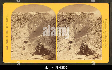 351 View in the Grand Cañon of the Colorado River, from Robert N. Dennis collection of stereoscopic views Stock Photo