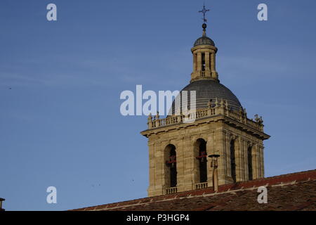 Cathedral of Ciudad Rodrigo (Salamanca) Spain. Built between the 12th and 14th centuries and refurbished iIn the 16th century. Stock Photo