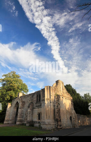 Ramsey Abbey Gatehouse, Ramsey town,, Cambridgeshire, England Stock Photo