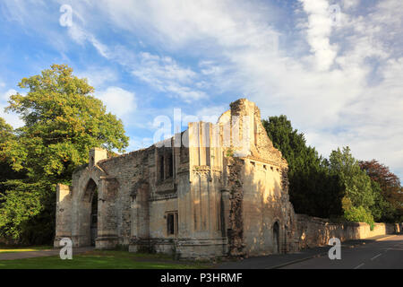 Ramsey Abbey Gatehouse, Ramsey town,, Cambridgeshire, England Stock Photo