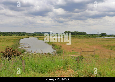 Adwick Washlands part of the RSPB Dearne Valley reserve near Mexborough ...