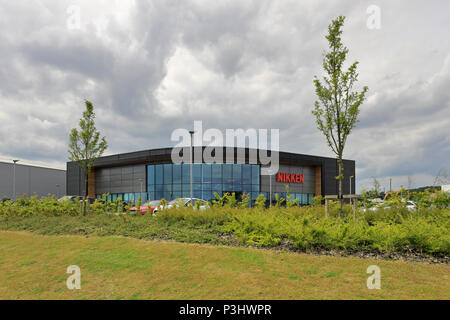 Nikken building at the Advanced Manufacturing Park, Catcliffe near Rotherham, South Yorkshire, England, UK. Stock Photo