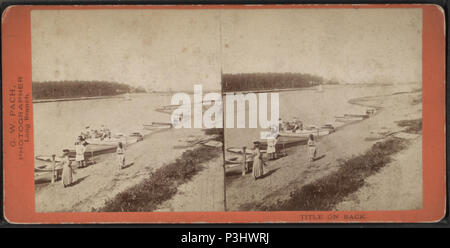 378 Wesley Lake, by Pach, G. W. (Gustavus W.), 1845-1904 Stock Photo