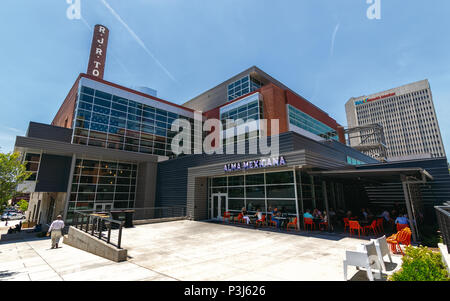 WINSTON-SALEM, NC, USA - JUNE 15:  Bailey Power Plant on June 15, 2018 in Bailey Park, Winston-Salem, North Carolina. Stock Photo