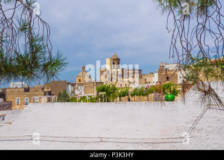 Grottaglie (Italy) - The city in province of Taranto, Apulia region, southern Italy, famous for artistic ceramics. Here the suggestive historic center Stock Photo