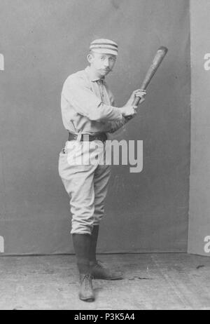 Arthur Albert Irwin (1858 – 1921), Canadian American shortstop and manager in Major League Baseball (MLB) during the late nineteenth century Stock Photo