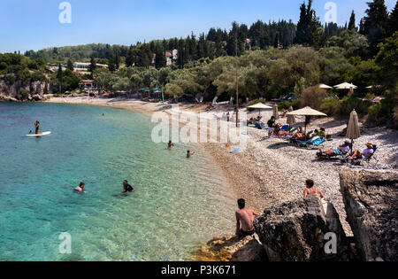 Monodendri Beach, Paxos. Stock Photo