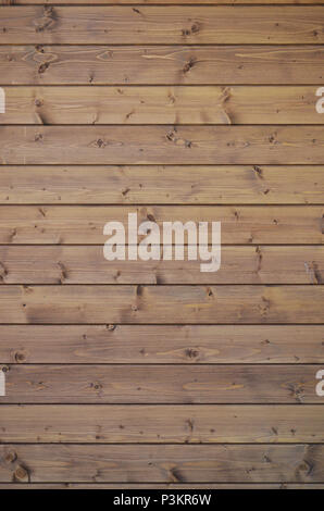 The texture of weathered wooden wall. Aged wooden plank fence of horizontal flat boards Stock Photo
