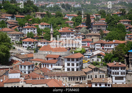 Traditional ottoman old houses in Safranbolu, Turkey, Stock Photo