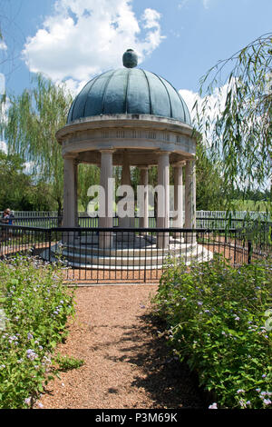 The tomb of president Andrew Jackson in the Hermitage garden, Nashville, Tennessee. Stock Photo