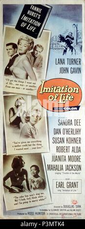 Original Film Title: IMITATION OF LIFE.  English Title: IMITATION OF LIFE.  Film Director: DOUGLAS SIRK.  Year: 1959. Credit: UNIVERSAL PICTURES / Album Stock Photo