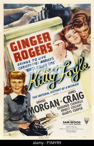 Original Film Title: KITTY FOYLE: THE NATURAL HISTORY OF A WOMAN.  English Title: KITTY FOYLE: THE NATURAL HISTORY OF A WOMAN.  Film Director: SAM WOOD.  Year: 1940. Credit: RKO / Album Stock Photo