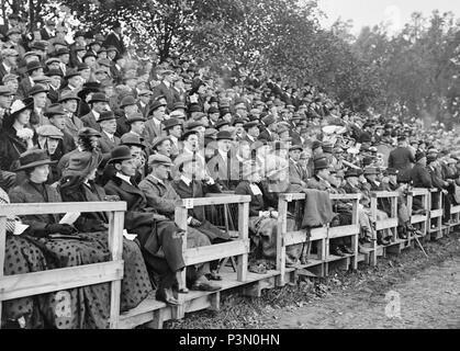 Fans at American Football Game - Georgetown - Carlisle, Glenn warner, circa 1912