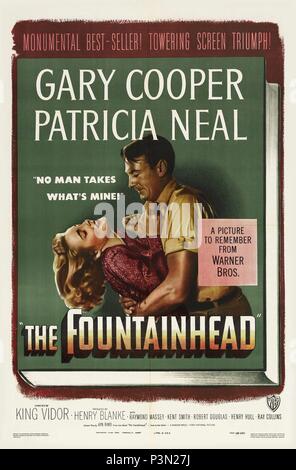 Original Film Title: THE FOUNTAINHEAD.  English Title: THE FOUNTAINHEAD.  Film Director: KING VIDOR.  Year: 1949. Credit: WARNER BROTHERS / Album Stock Photo