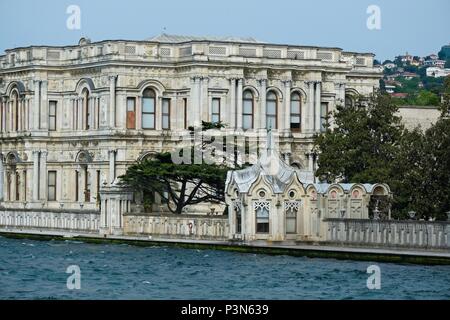 ISTANBUL, TURKEY - MAY 24 : View of Beylerbeyii Palace in Istanbul Turkey on May 24, 2018 Stock Photo