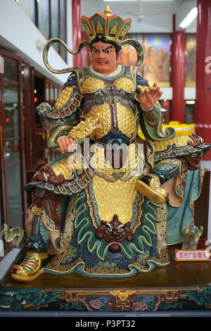 Religious statues inside  the PPMS buddhish temple, Kajang Malaysia. Stock Photo
