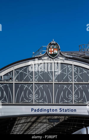 Paddington railway station, London, England, U.K. Stock Photo