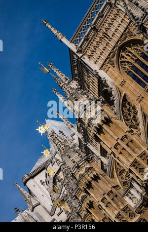 Outside view of the Henry Vll chapel, Westminster Abbey, London, England, U.K. Stock Photo