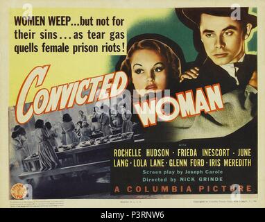 CONVICTED WOMAN 1940 Columbia Pictures film with Rochelle Hudson at ...