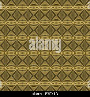 Yellow (Bamboo; Pantone 14-0740) seamless, tile-able geometric pattern, made from a picture of origami. Stock Vector
