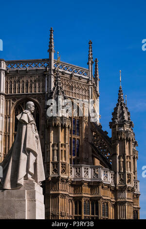 Outside view of the Henry Vll chapel, Westminster Abbey, London, England, U.K. Stock Photo