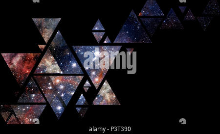 Space and geometry design. Elements of this image furnished by NASA ...
