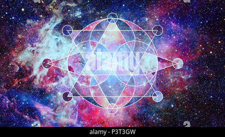 Abstract hipster geometric background. Elements of this image furnished by NASA. Stock Photo