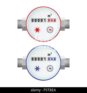 Water meter Stock Vector