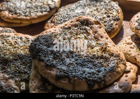 Pita with hyssop Stock Photo