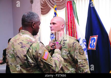 maj darrell commanding williams gen general lee alamy cascom fort