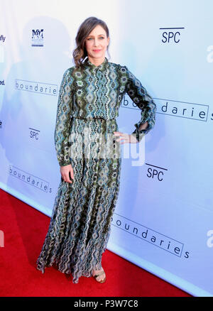 Los Angeles, USA. 19th Jun, 2018. Actress Vera Farmiga attends the Los Angeles Premiere of 'Boundaries' on June 19. 2018 at the Egyptian Theatre in Los Angeles, California. Photo by Barry King/Alamy Live News Stock Photo