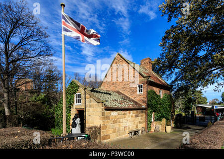 Australia,  Captain Cooks' Cottage, Fitzroy Gardens, Melbourne, Victoria Stock Photo