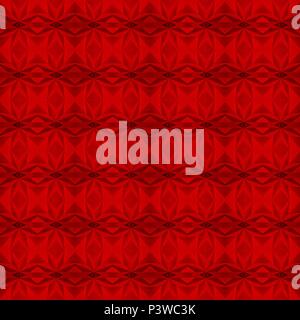 Red seamless, tile-able geometric pattern, made from a picture of origami. Stock Vector