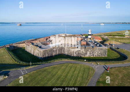 Southsea Castle, Pier and Seafront. Stock Photo