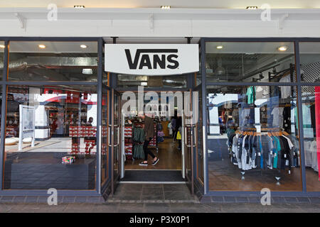 Shop frontage of the store at the 