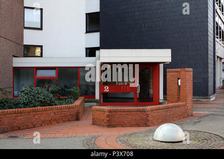 Mannheim, Germany, residential development Neckarpromenade in Mannheim Stock Photo