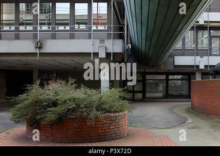 Mannheim, Germany, residential development Neckarpromenade in Mannheim Stock Photo