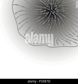 Abstract dotted background with place for your text. Trendy vector template design. Stock Vector