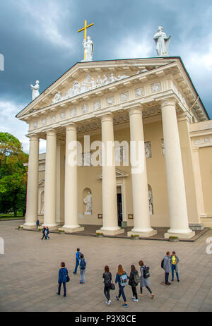 The Cathedral, Vilnius, Lithuania. Stock Photo