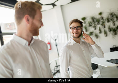 Business people taking a coffee break Stock Photo