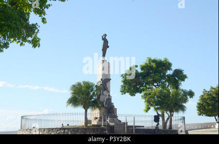 Monumento a Castro Alves (Praça do mesmo nome), em Salvador. Stock Photo