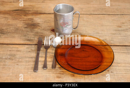 Foto De Stock Garfo, Faca E Prato, Royalty-Free