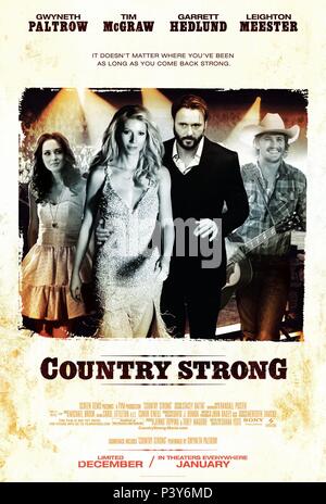 Original Film Title: COUNTRY STRONG.  English Title: COUNTRY STRONG.  Film Director: SHANA FESTE.  Year: 2010. Credit: SCREEN GEMS / Album Stock Photo