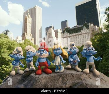 Original Film Title: THE SMURFS.  English Title: THE SMURFS.  Film Director: RAJA GOSNELL.  Year: 2011. Credit: COLUMBIA PICTURES / Album Stock Photo